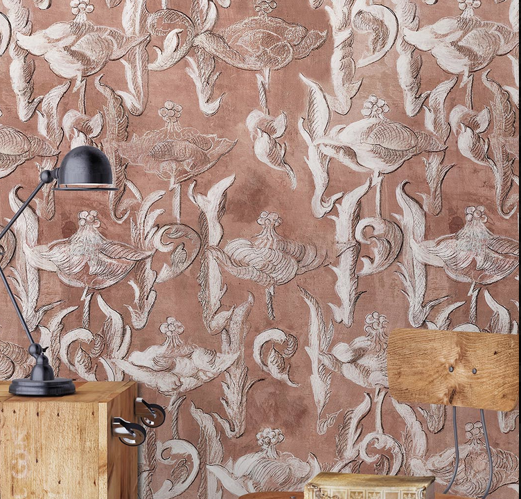 carta da parati wallcovering wallpaper interiordesigner interior design tappezzeria rivestimento pareti muri dipinti