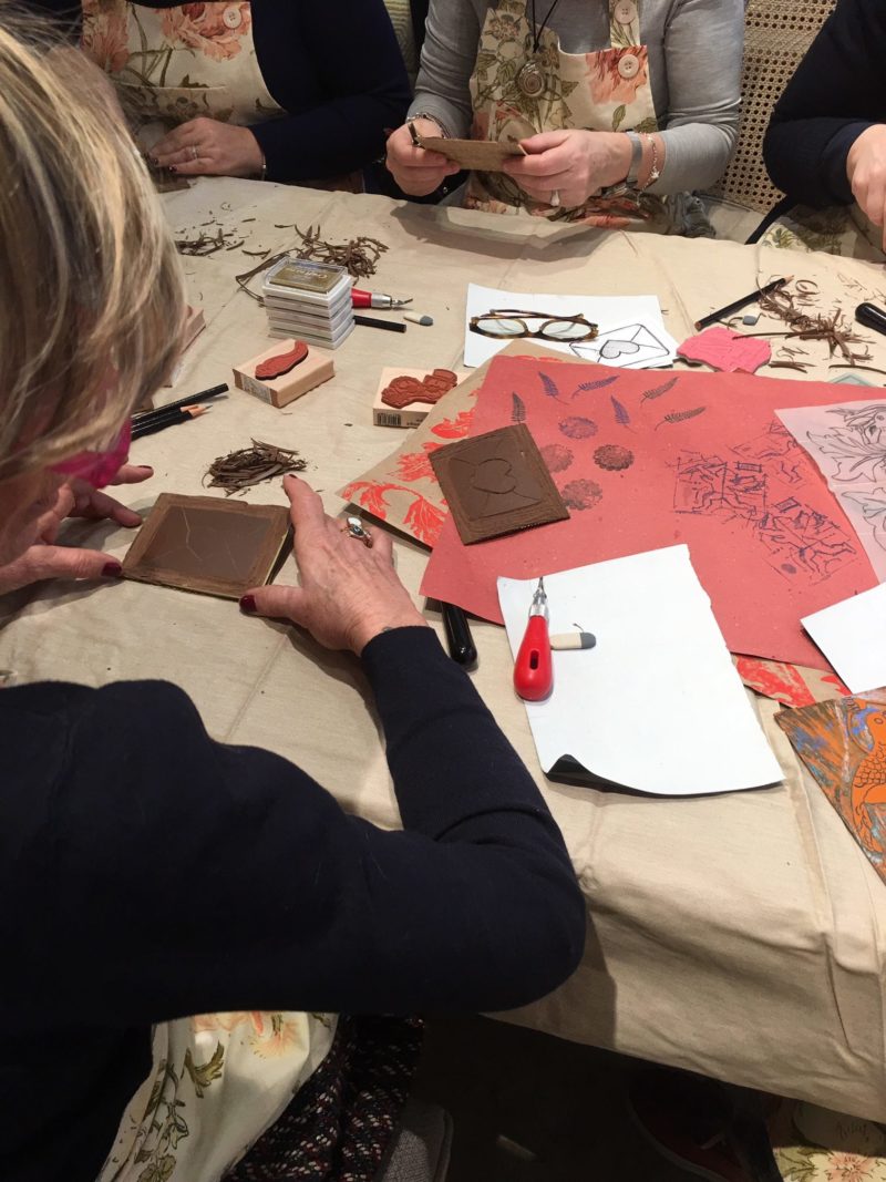 workshop carta e inchiostro da Blanc Mariclò a Brera Mialno