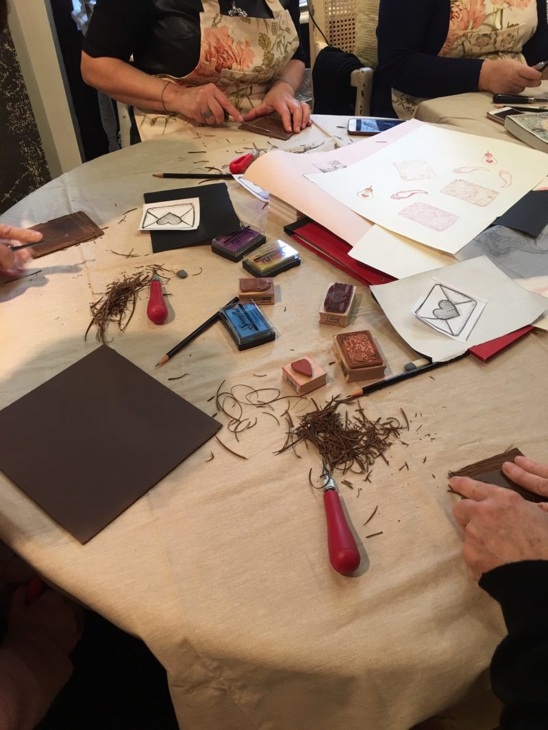 workshop carta e inchiostro da Blanc Mariclò a Brera Mialno