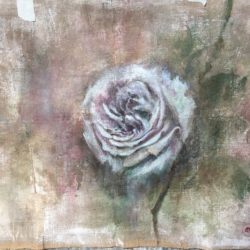 dipinto a mano hand painted botanica rose dipinte rosa dipinta quadro ad olio quadro con rosa